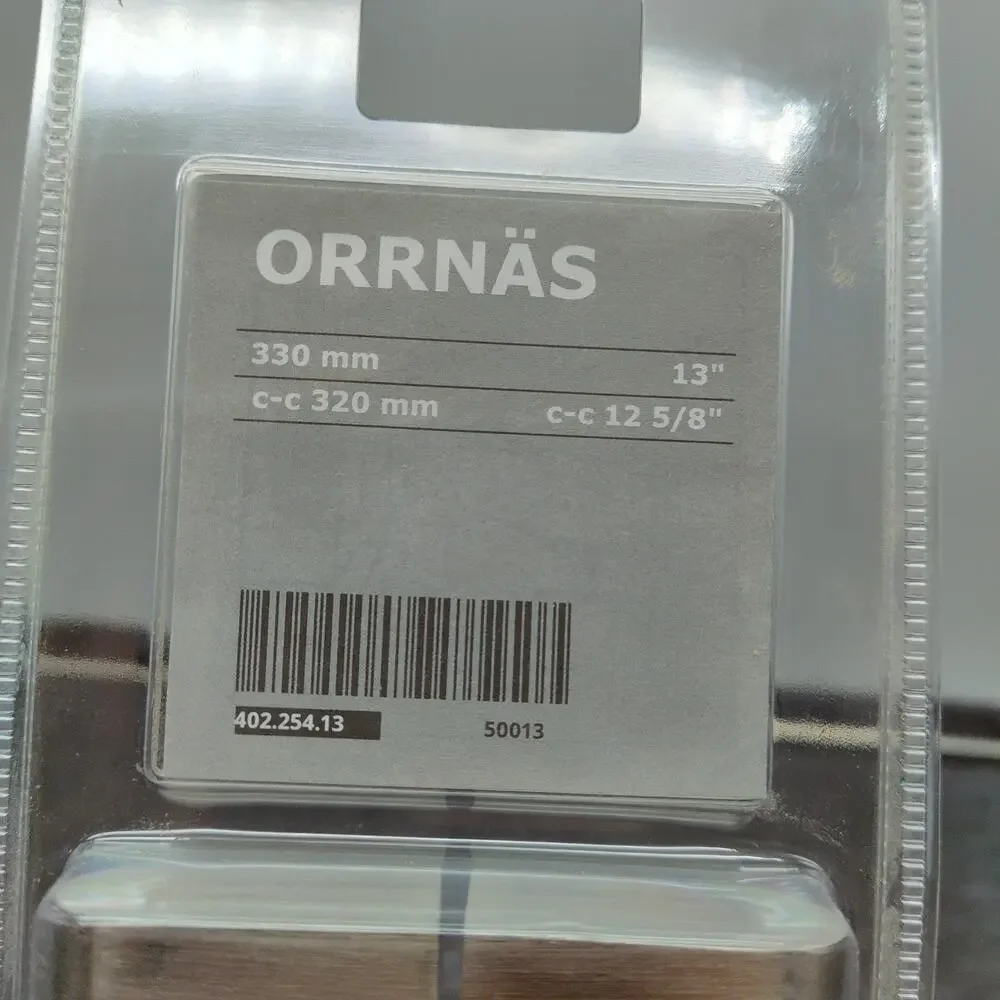 Ikea ORRNAS Handle, 402.254.13 stainless steel color, 13